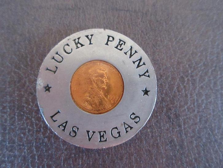 LUCKY PENNY NEVADA one cent LUCKY PENNY LAS VEGAS 1999, Timbres & Monnaies, Monnaies | Amérique, Enlèvement