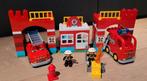 Lego Duplo 10593 - Brandweerkazerne, Ophalen of Verzenden, Zo goed als nieuw, Complete set, Duplo