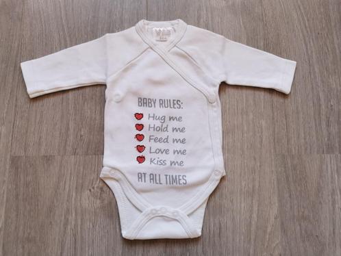 Overslag body VIB - maat 50/56, Kinderen en Baby's, Babykleding | Maat 50, Zo goed als nieuw, Jongetje of Meisje, Nacht- of Onderkleding