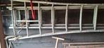 3 delig uitklapbaar tot 12m....aluminium, Doe-het-zelf en Bouw, Ophalen, Gebruikt, Ladder