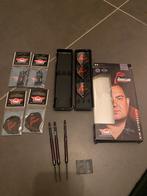 Kim Huybrechts black titanium darts 22 gram., Sport en Fitness, Darts, Ophalen of Verzenden, Gebruikt, Shafts