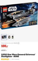 Lego Star Wars General Grievous’ Starfighter (8095), Ophalen, Zo goed als nieuw, Lego