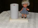 Vintage nachtlampje met popje, Enlèvement, Utilisé, Lampe