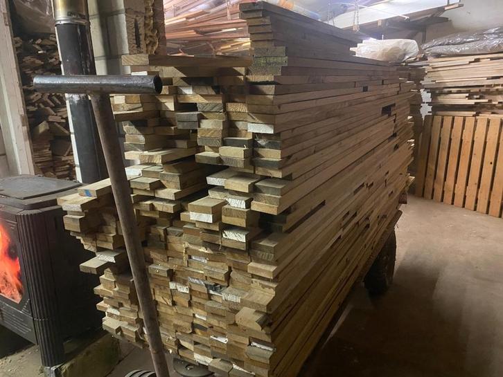 Eiken latten planken geschaafd, Doe-het-zelf en Bouw, Hout en Planken, Nieuw, Plank, Eiken, Minder dan 200 cm, Minder dan 25 mm