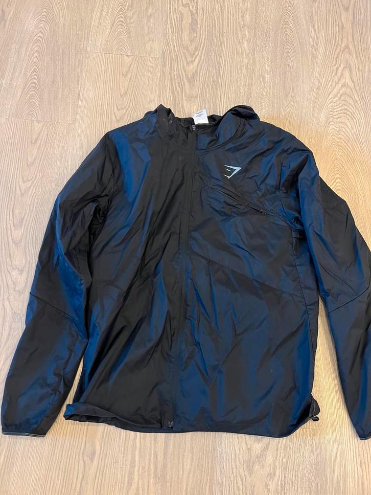 Windbreaker Gymshark maat S, Kleding | Heren, Jassen | Zomer, Zo goed als nieuw, Maat 46 (S) of kleiner, Ophalen