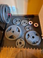Complete krachttraining set, Sport en Fitness, Fitnessmaterialen, Ophalen, Zo goed als nieuw, Benen, Halterset