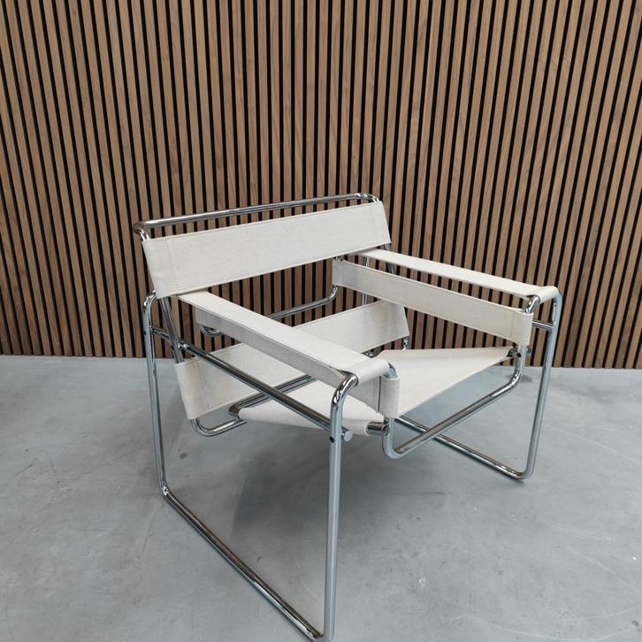 Knoll Wassily chair - Beige, Antiek en Kunst, Antiek | Meubels | Stoelen en Sofa's