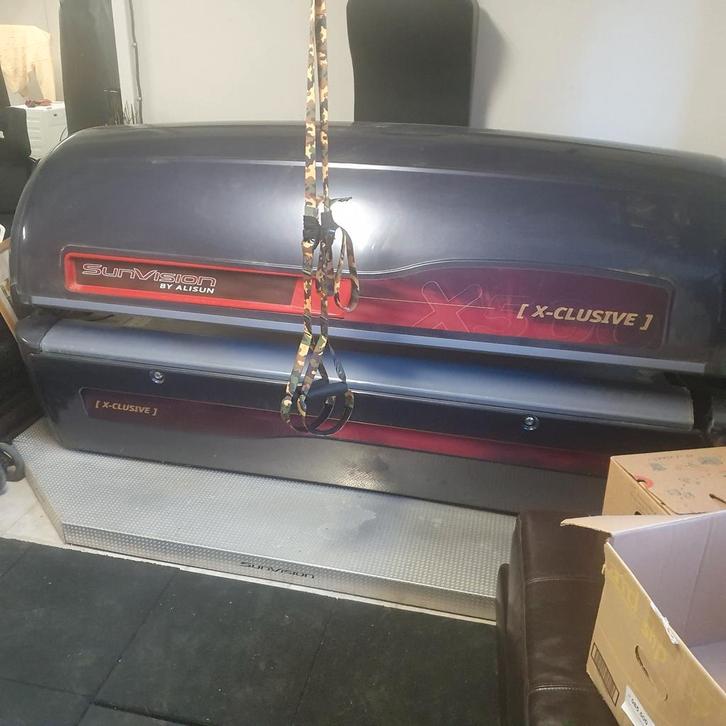 Zonnebank proffesioneel, met betaal automaat, Auto diversen, Dakkoffers, Ophalen