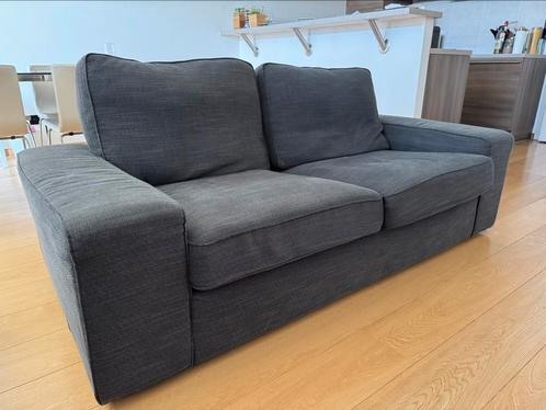 Canapé Kivik 2 places gris anthracite (190x95), Huis en Inrichting, Zetels | Zetels, Gebruikt, Ophalen