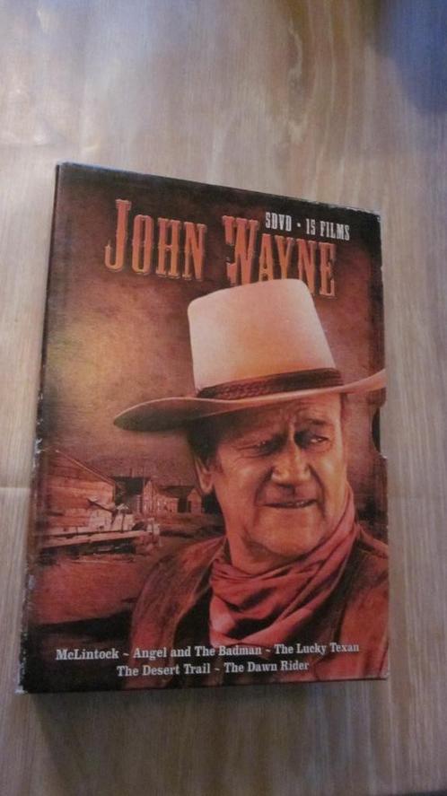 JOHN WAYNE - 5 DVD Box, Cd's en Dvd's, Dvd's | Klassiekers, Zo goed als nieuw, Actie en Avontuur, 1940 tot 1960, Vanaf 6 jaar