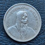 Switserland  5 Francs  1952 B   Key Date !!!, Ophalen of Verzenden, Overige landen, Losse munt, Zilver