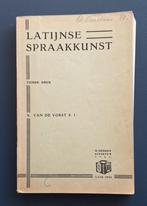Latijnse spraakkunst- K. Van de vorst, Boeken, Schoolboeken, Gelezen, Latijn, Ophalen of Verzenden, Van de vorst