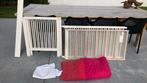 Baby- peuterbed, Kinderen en Baby's, Ophalen, Zo goed als nieuw, Minder dan 140 cm, Matras