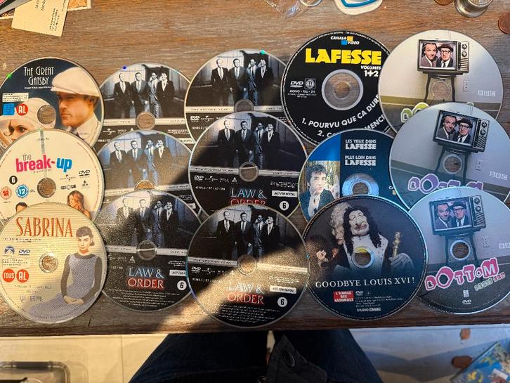 DVD, lot 15, BOTTOM, LAW&ORDER, LAFESSE,..., Cd's en Dvd's, Dvd's | Overige Dvd's, Zo goed als nieuw, Verzenden