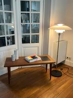 Table basse vintage mid century chene et ardoise, Maison & Meubles, Tables | Tables de salon, Enlèvement, Comme neuf, Chêne