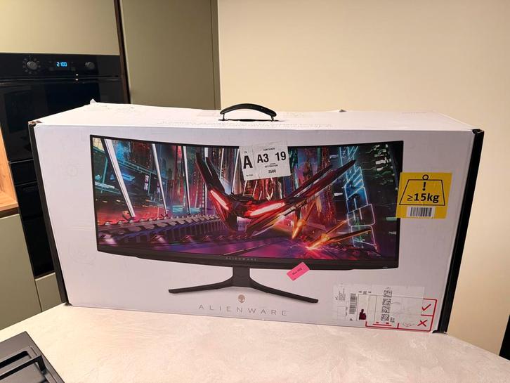 Alienware AW3423DWF QD-OLED Gaming Monitor, Computers en Software, Monitoren, Zo goed als nieuw, 151 t/m 200 Hz, DisplayPort, HDMI