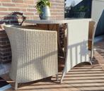 Schattige tuin-terrasset, Tuin en Terras, Gebruikt, Bijzettafel, Rotan, Tuinset