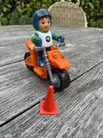 speelgoed brommer met zijspan en mannetje, Ophalen of Verzenden, Zo goed als nieuw, Complete set