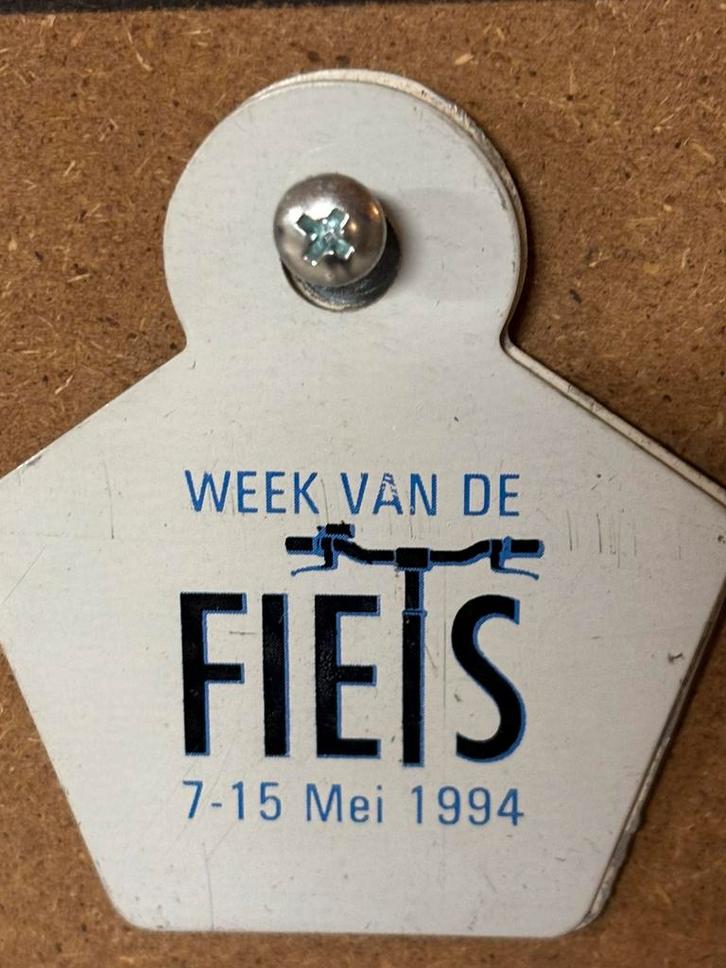 Fietsplaten Taksplaten nummerplaat mancave deco vintage, Antiek en Kunst, Curiosa en Brocante, Ophalen of Verzenden