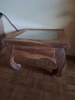 Opium woonkamertafel, Huis en Inrichting, Tafels | Salontafels, Ophalen, Gebruikt, 50 tot 100 cm, Vierkant