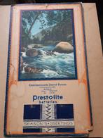 Reclamekalender Brusselse Batterijen Prestolite Bruxelles, Envoi, Utilisé, Panneau publicitaire