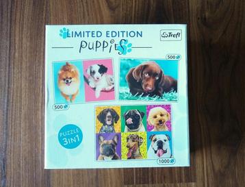 nieuw  Trefl Puppies  3 in 1 puzzels - Limited Edition beschikbaar voor biedingen