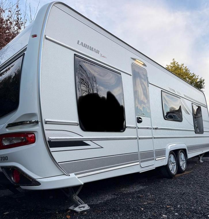 Fendt larimar 700 showroomstaat, Caravanes & Camping, Caravanes, Particulier, Fendt, Airco, Enlèvement