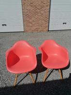 Lot de 2 chaises larges scandinave avec accoudoirs, Gebruikt, Twee, Overige kleuren, Scandinave