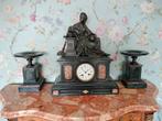 Ancienne garniture de cheminée, Antiquités & Art, Antiquités | Horloges, Enlèvement