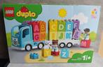 lego duplo 10915 alfabet vrachtwagen, Ophalen of Verzenden, Nieuw, Complete set, Duplo