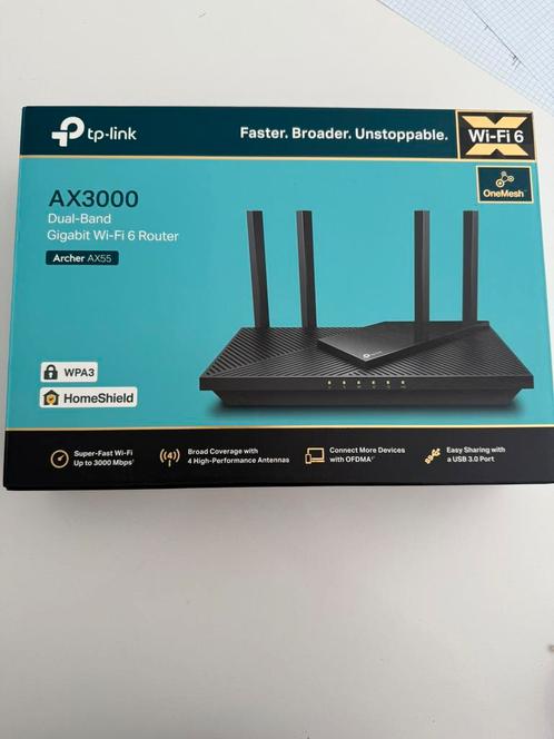 TP-Link Archer AX55, Computers en Software, Netwerk switches, Zo goed als nieuw, Ophalen of Verzenden