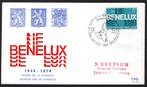 1723 FDC 1974 - 30e Verjaardag  BENELUX, Postzegels en Munten, Postzegels | Europa | België, Ophalen of Verzenden, Gestempeld