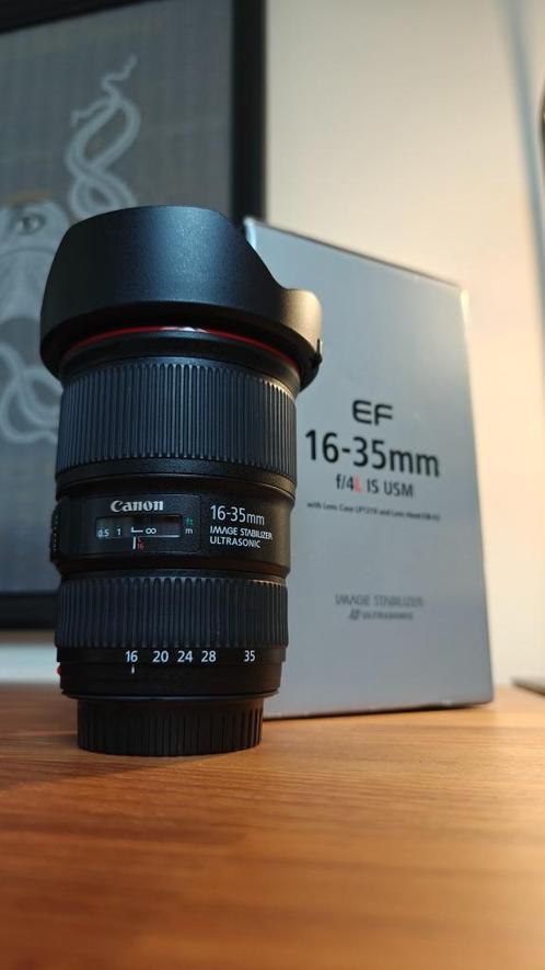 Objectif Canon EF 16-35 F4, Audio, Tv en Foto, Foto | Lenzen en Objectieven, Zo goed als nieuw, Groothoeklens, Zoom, Ophalen