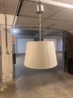 Hanglamp met Lampenkap, 25 tot 50 cm, Beige, Rond, Ophalen of Verzenden