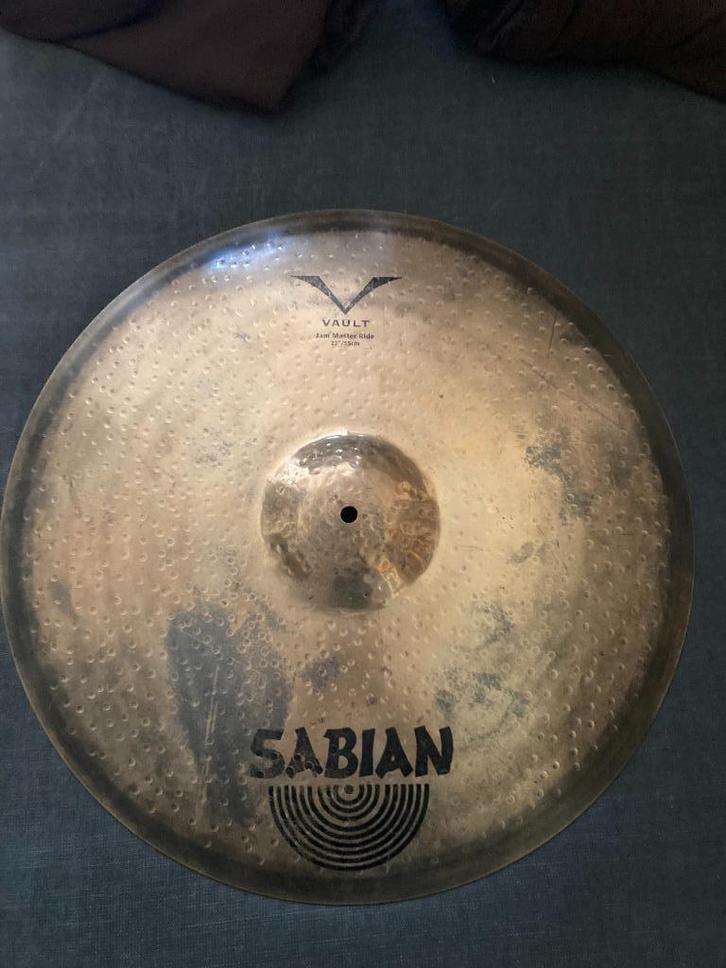 22" Sabian Vault David Garibaldi Jam Master Ride, Muziek en Instrumenten, Drumstellen en Slagwerk, Zo goed als nieuw, Overige merken