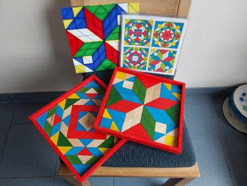 Mozaïek opvoedend spel 3 stuks + map, Kinderen en Baby's, Speelgoed | Educatief en Creatief, Gebruikt, Taal en Lezen, Rekenen