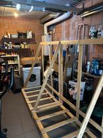 Houten pallet frame + lange houten pallet, Doe-het-zelf en Bouw, Hout en Planken, Ophalen of Verzenden