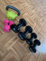 Set halters voor thuisgebruik (totaal: 24kg), Sport en Fitness, Ophalen, Zo goed als nieuw, Halterset