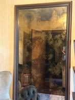 Zeer mooie bronze spiegel met houten kader, Huis en Inrichting, Woonaccessoires | Spiegels, 75 tot 100 cm, 150 tot 200 cm, Ophalen of Verzenden