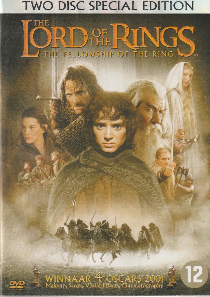 Lord of the Rings, 3 DVD’s en 1 DVD Hobbit, Verzamelen, Lord of the Rings, Ophalen of Verzenden