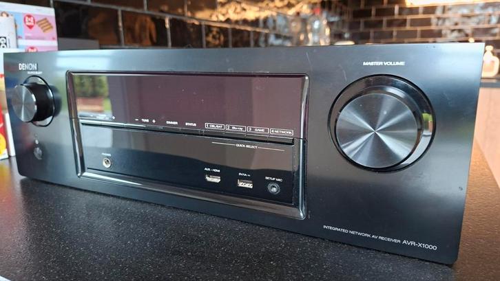 Denon receiver AVR-X1000, Audio, Tv en Foto, Versterkers en Ontvangers, Zo goed als nieuw, Denon, Ophalen