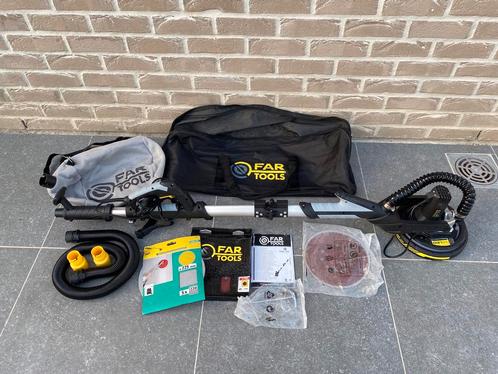 Ponceuse télescopique pour plâtre DWS 750 750 W FAR TOOLS, Doe-het-zelf en Bouw, Gereedschap | Schuurmachines, Zo goed als nieuw