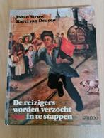 Boek : de reizigers worden verzocht van in te stappen, Boeken, Ophalen of Verzenden, Zo goed als nieuw