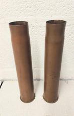 Lot de 2 douilles de 47mm Belge ww2, Verzenden, Landmacht, Hulzen of Bodemvondsten