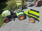 Speelgoed Tractor, Kinderen en Baby's, Speelgoed | Buiten | Skelters, Ophalen, Gebruikt, Overige merken, Met kar of aanhanger