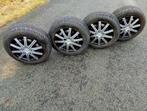 Bons pneus hiver 185/65-14 avec jantes Skoda Roomster, Auto-onderdelen, Banden en Velgen, Ophalen, 14 inch, Gebruikt, Banden en Velgen