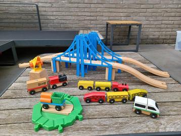 Treinset met bruggen beschikbaar voor biedingen