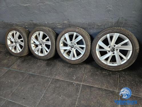 5-6mm! Originele VW Golf 8 5H Gavia 17 inch velgen 5x112 win, Auto-onderdelen, Banden en Velgen, Banden en Velgen, Winterbanden