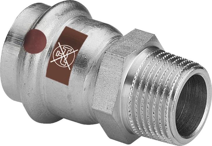 Viega Temponox-Overgangsstuk - 811624, Doe-het-zelf en Bouw, Verwarming en Radiatoren, Nieuw, Overige typen, Ophalen of Verzenden