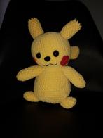 PIKACHU fait main au crochet avec laine chenille, Hobby & Loisirs créatifs, Tricot & Crochet, Crochet, Enlèvement, Neuf